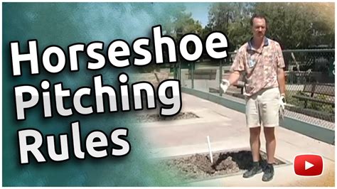 pitching horseshoes tips.
